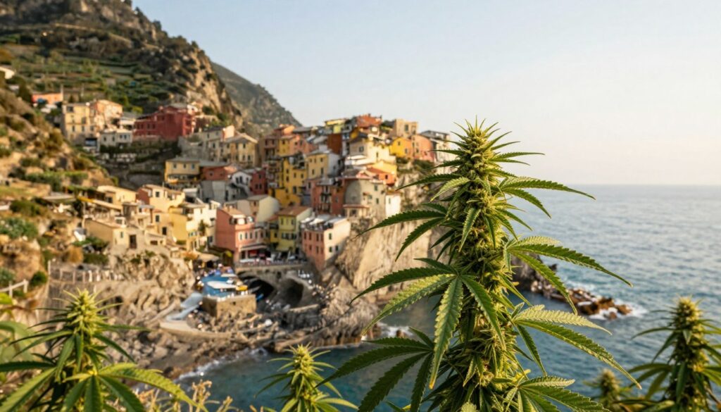 weed in Cinque Terre