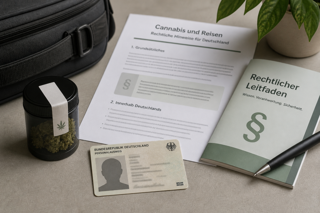 Cannabis possession and travel documents for understanding German law