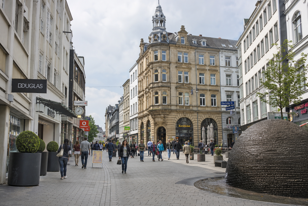 City street in Hagen, Germany, illustrating the local context for cannabis laws