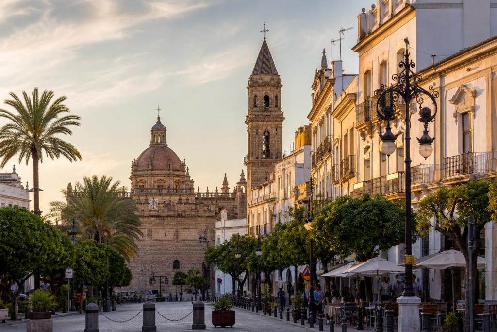 Historic centre of Jerez de la Frontera in Andalusia