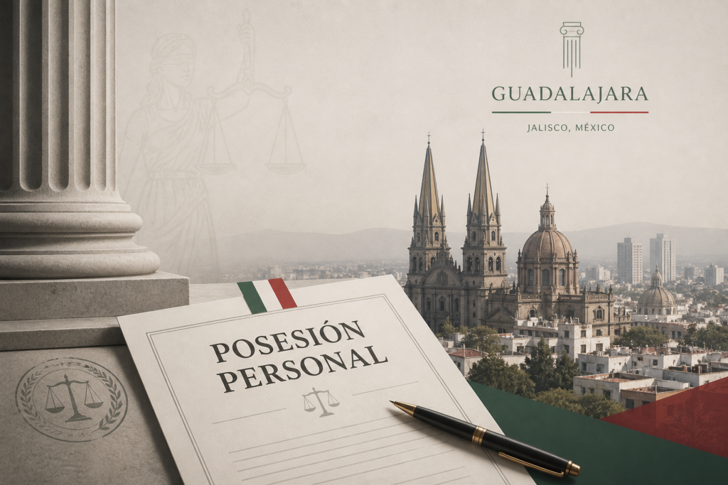 Illustration of Mexican cannabis law and personal possession rules in Guadalajara