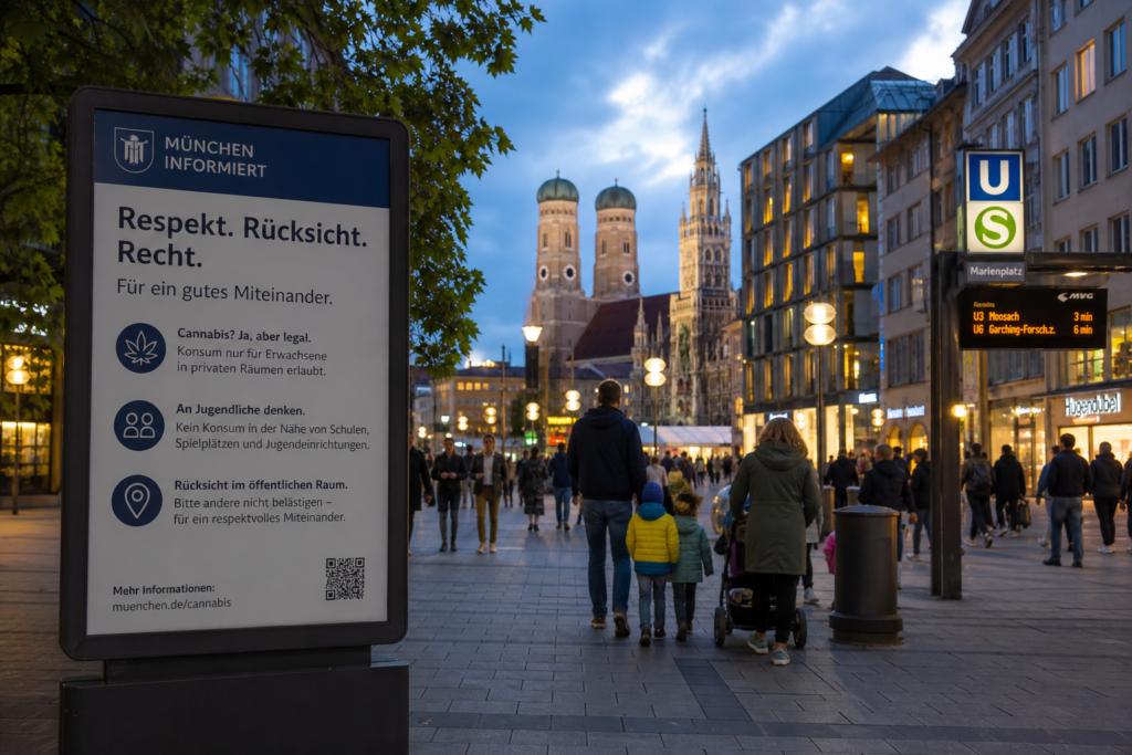 Public cannabis restrictions and responsible behavior in Munich