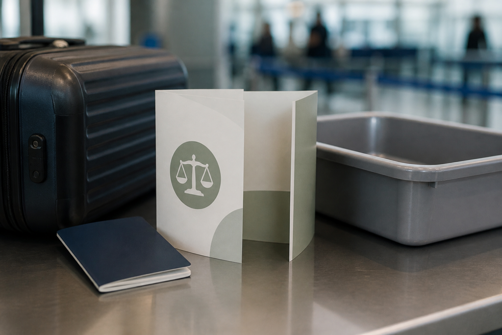 Travel documents and border travel advice for cannabis laws