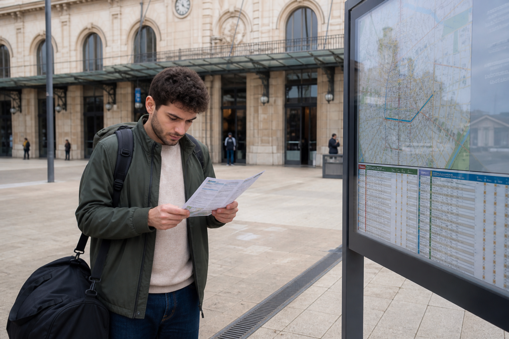 Traveler reviewing cannabis travel rules in Burgos