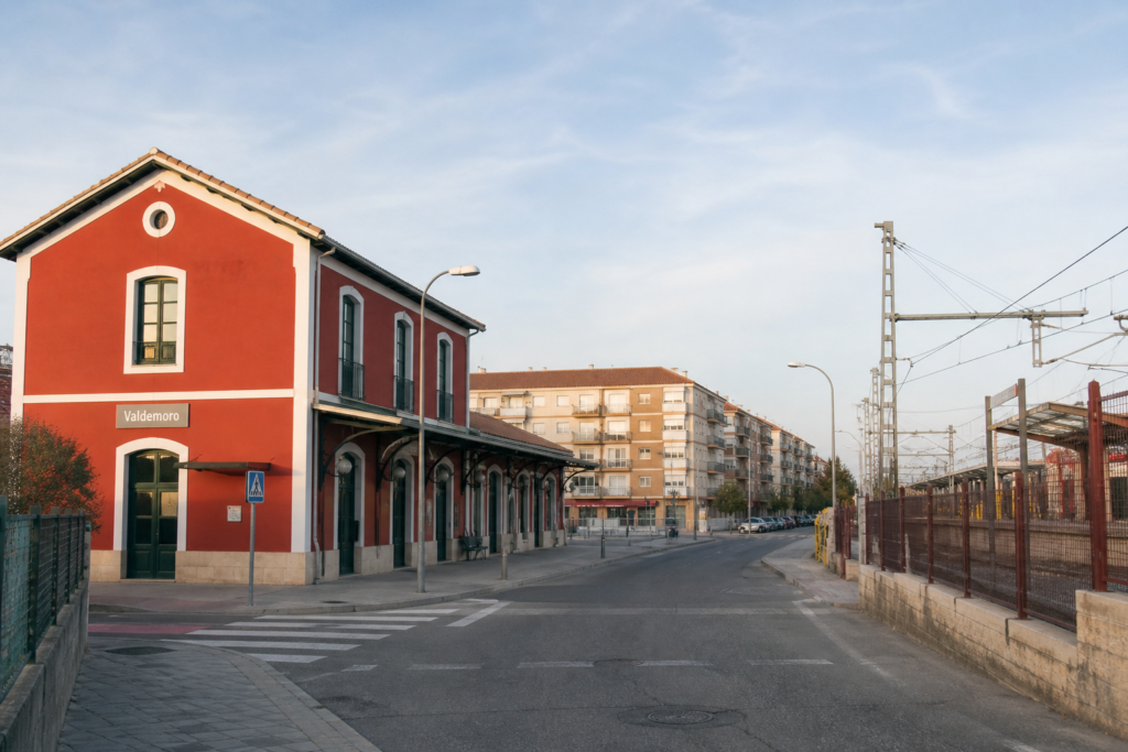 Urban street scene in Valdemoro, Spain, illustrating the local setting for this cannabis law guide